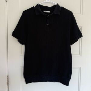 DARK NAVY BLUE ZARA POLO SMALL REGULAR FIT